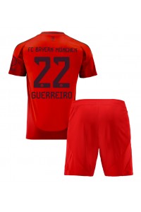 Fotbalové Dres Bayern Munich Raphael Guerreiro #22 Dětské Domácí Oblečení 2024-25 Krátký Rukáv (+ trenýrky)